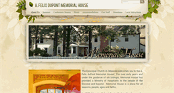 Desktop Screenshot of memorialhouse.org