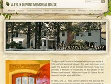 Tablet Screenshot of memorialhouse.org